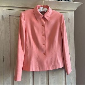 Talbots Y2K Salmon Ultrasuede Jacket | Size 4